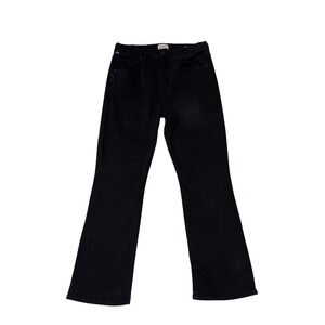 Citizens of Humanity Isola High Rise Bootcut Jeans Black 28 Cropped
